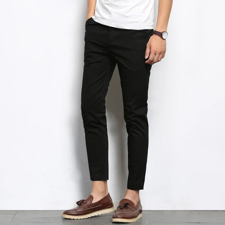 Slim Fit Trousers – Men's Cotton Dress Pants | Savoni