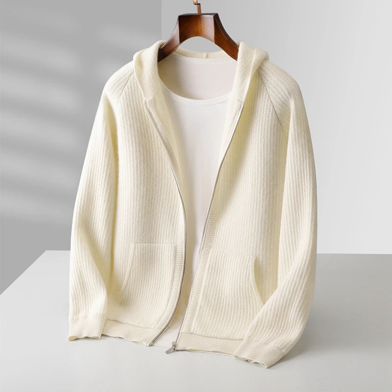 Savonti Wool Zip-Up Hoodie