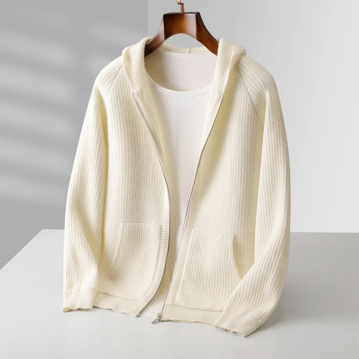 Savonti Wool Zip-Up Hoodie
