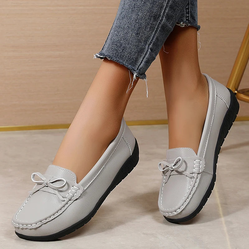 Leather Slip-On Shoes – Women's Orthopedic Loafers | Savona