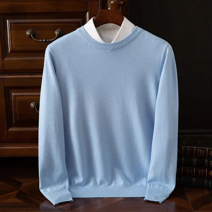 Cashmere Blend Sweater – Men's Soft Knit Pullover | Verano