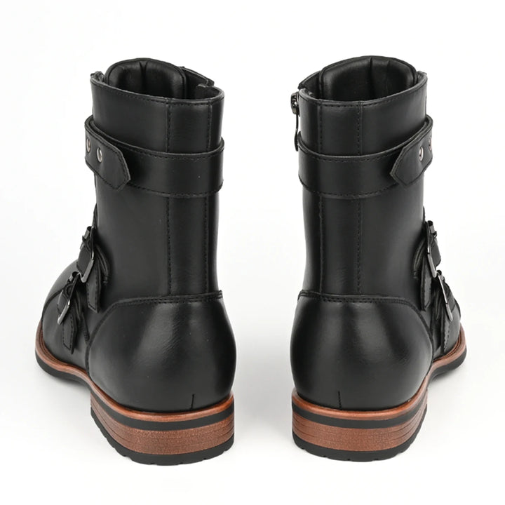 Savonti Leather Monk-Strap Boots