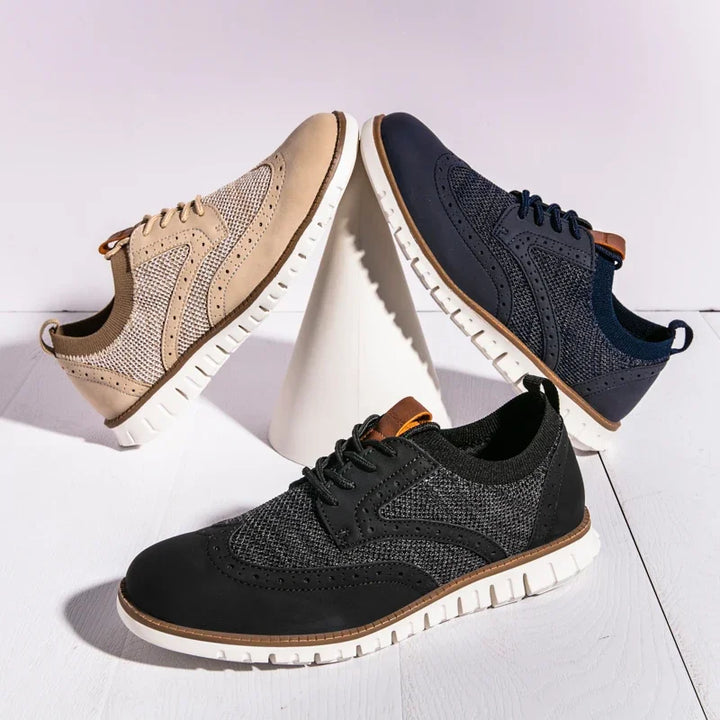 Men's Leather Orthopedic Sneakers | Savoni