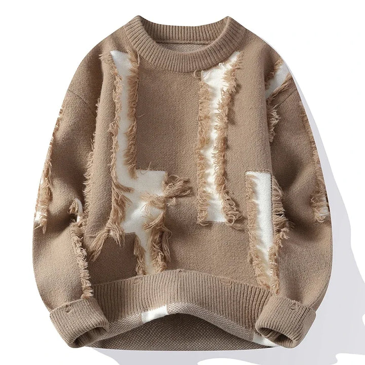 Frayed Knit Sweater – Men's Pullover | Camden