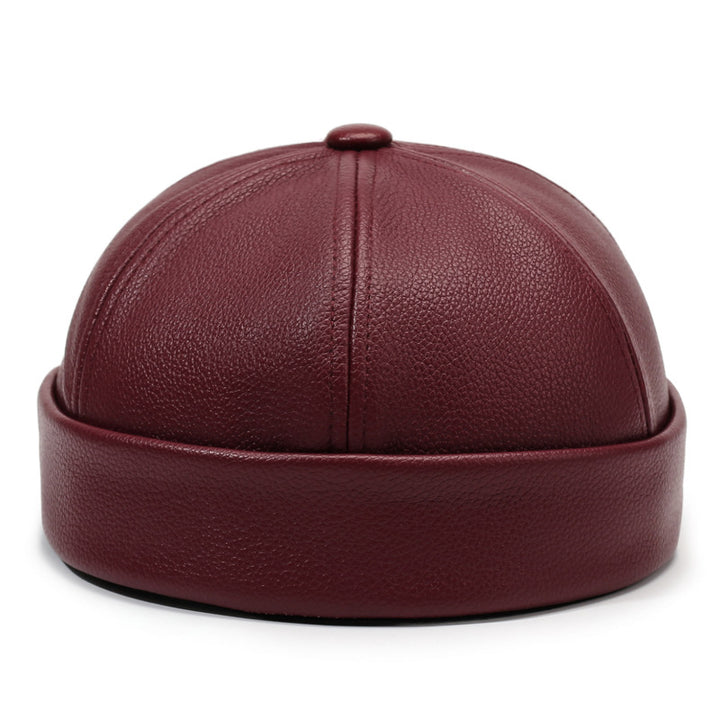 Marino Leather Docker Cap