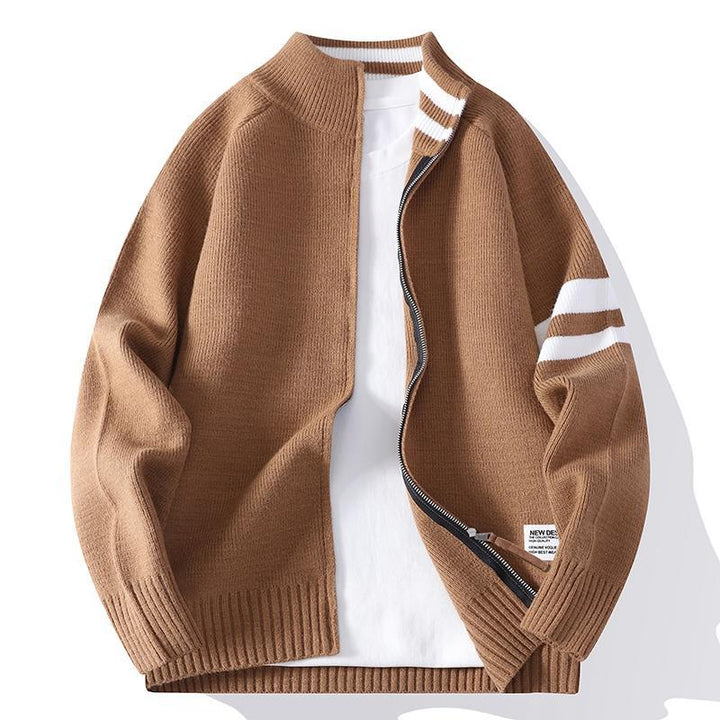 Bellori Wool Zip-Up Sweater