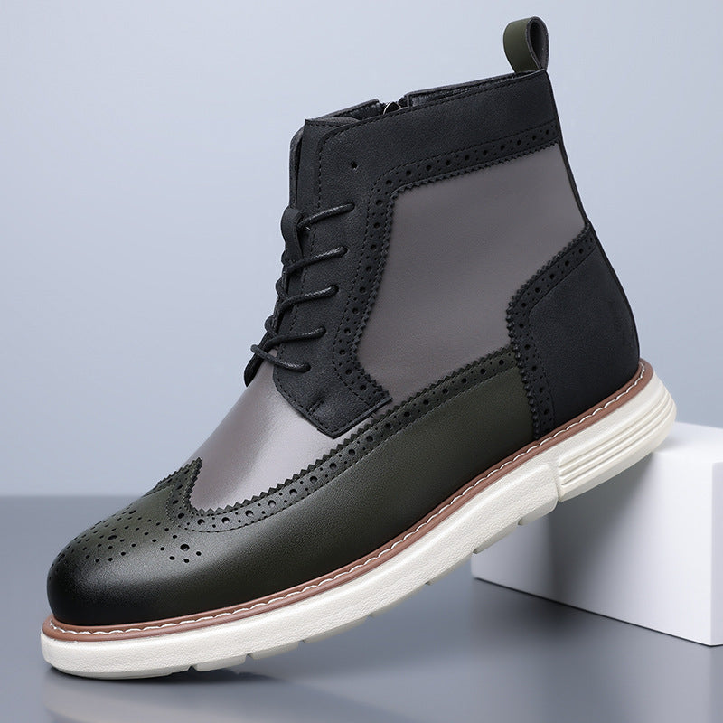 Rivington Leather Brogue Boots
