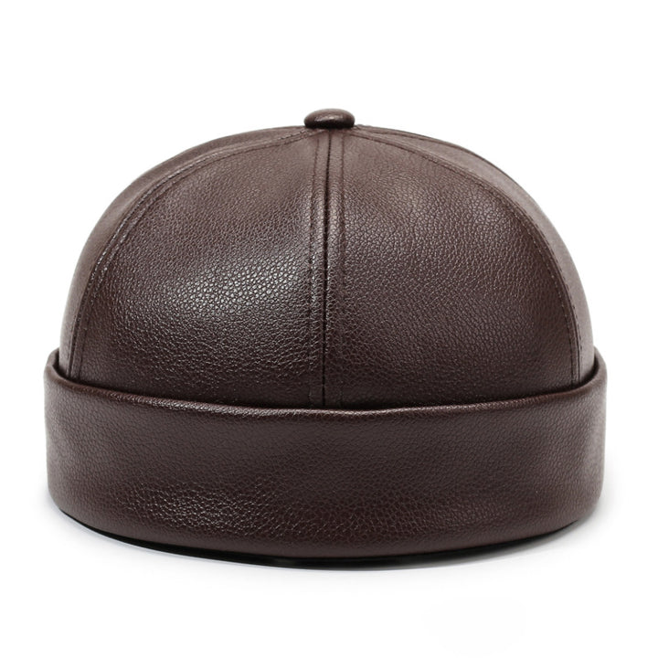 Marino Leather Docker Cap