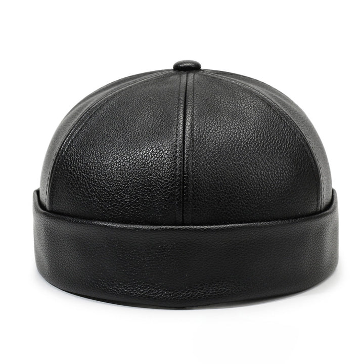 Marino Leather Docker Cap