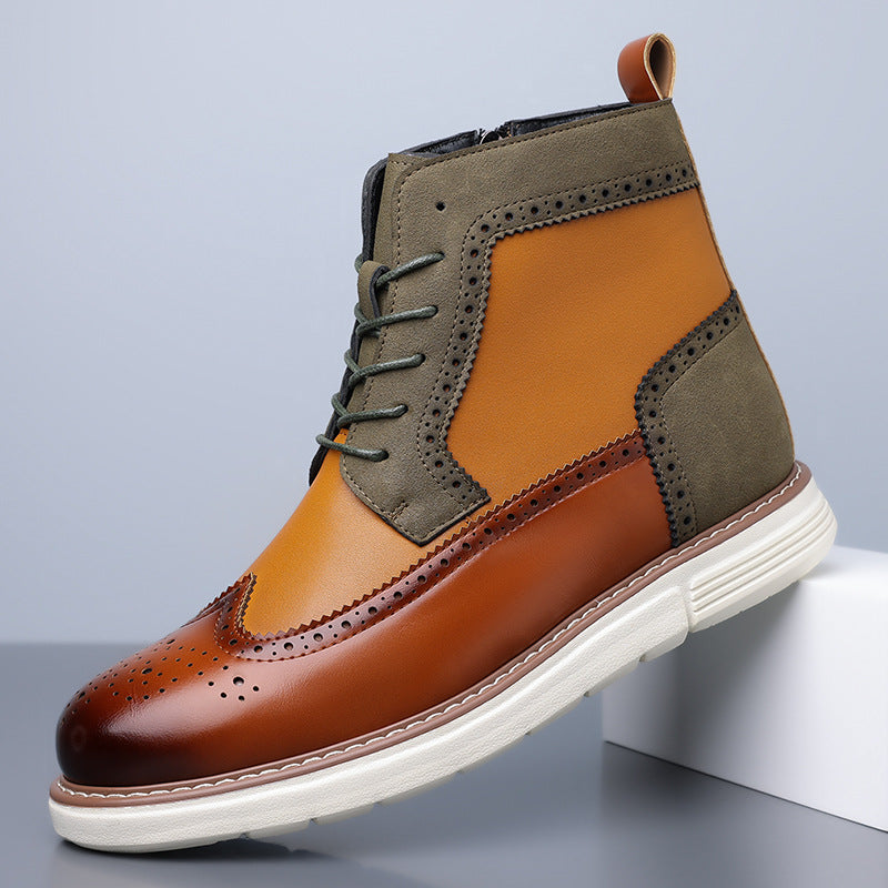 Rivington Leather Brogue Boots