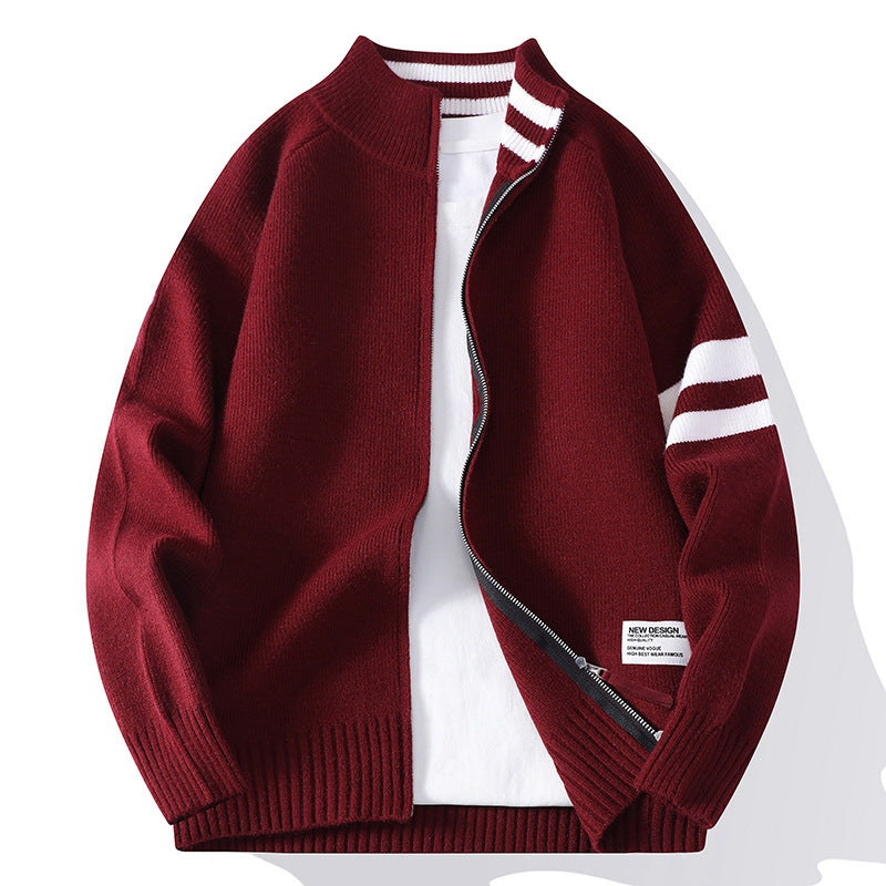 Bellori Wool Zip-Up Sweater