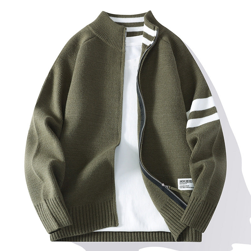 Bellori Wool Zip-Up Sweater