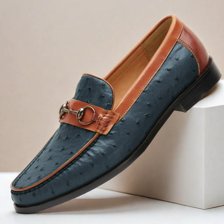 Enzo Genuine Leather Bit Loafers