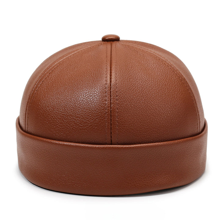 Marino Leather Docker Cap