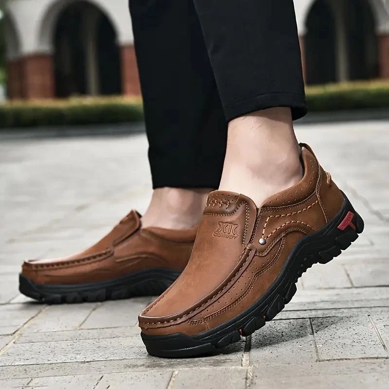 Arden Men's Leather Slip-On Shoes