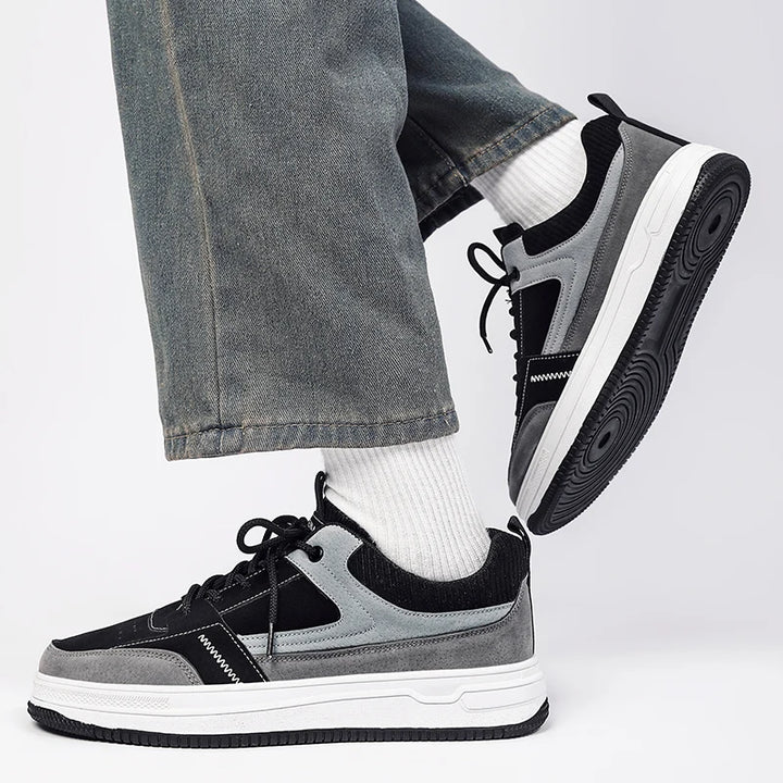 Patchwork Low-Top Sneakers – Men's Casual Shoes | Harrison