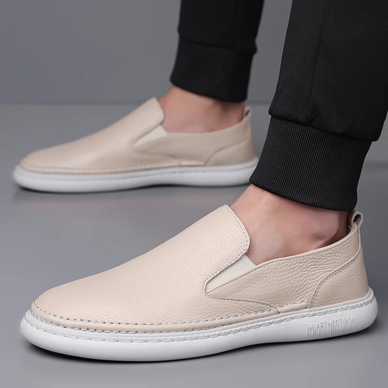 Men's Genuine Leather Loafers | Savoni