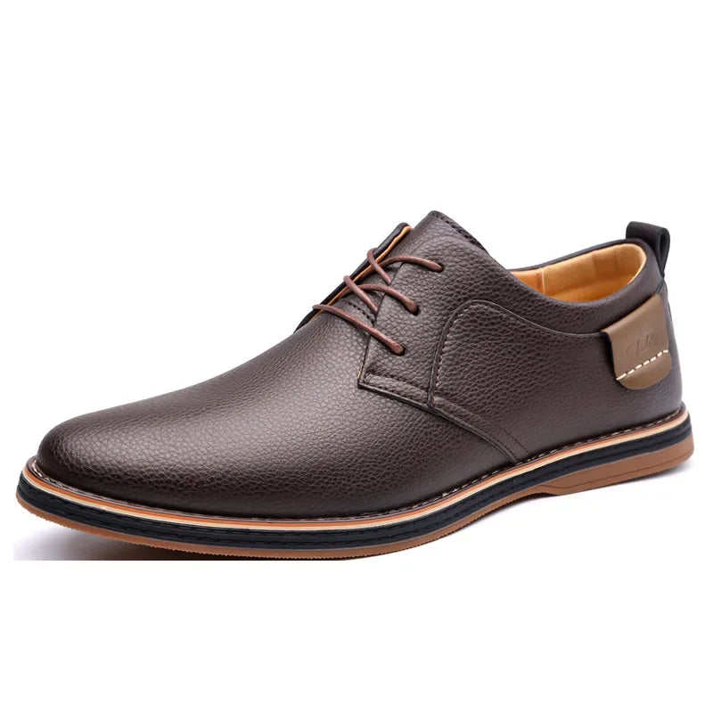 Men's Genuine Leather Orthopedic Sneakers | Savoni
