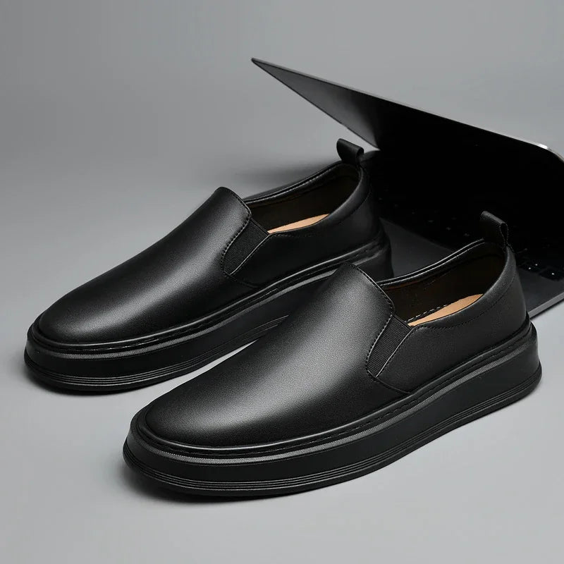 Leather Slip-On Loafers – Men's Casual Shoes | Savoni