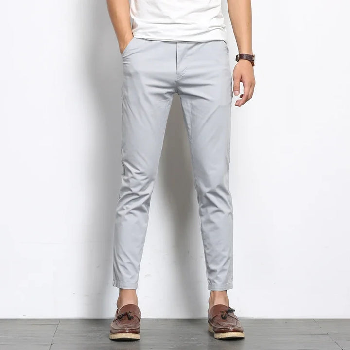 Slim Fit Trousers – Men's Cotton Dress Pants | Savoni