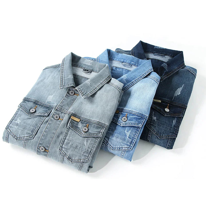 Arden Denim Button-Up Jacket