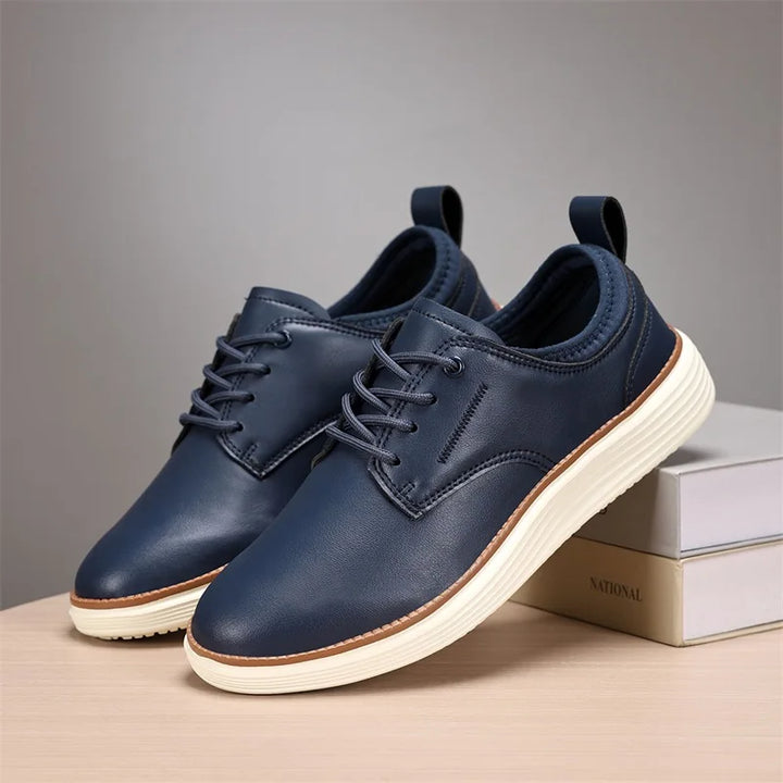 Men's Leather Lace-Up Shoes | Savoni