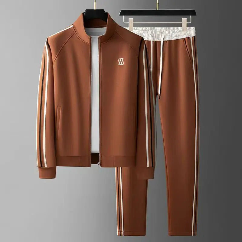 Stripe Tracksuit – Men's 2-Piece Jogger Set | Verano