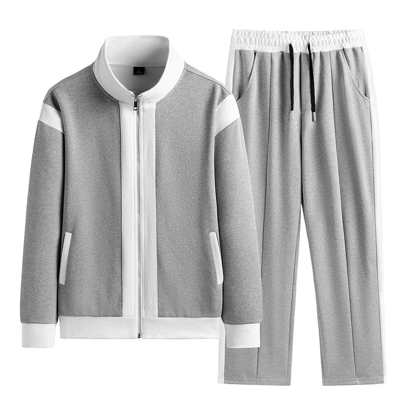 Zip-Up Tracksuit – Men's 2-Piece Jogger Set | Branson