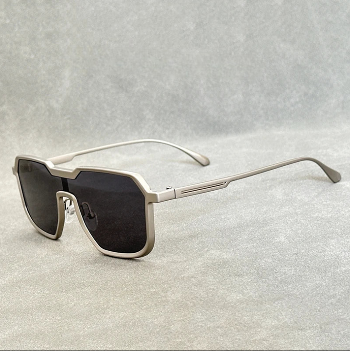 UV Protection Aviator Sunglasses – Geometric Frame Shades | Milo