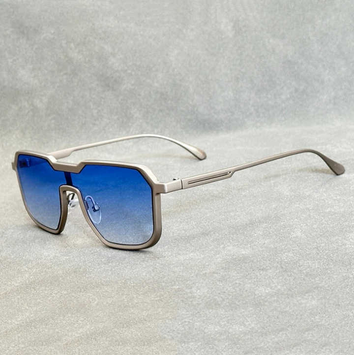 UV Protection Aviator Sunglasses – Geometric Frame Shades | Milo