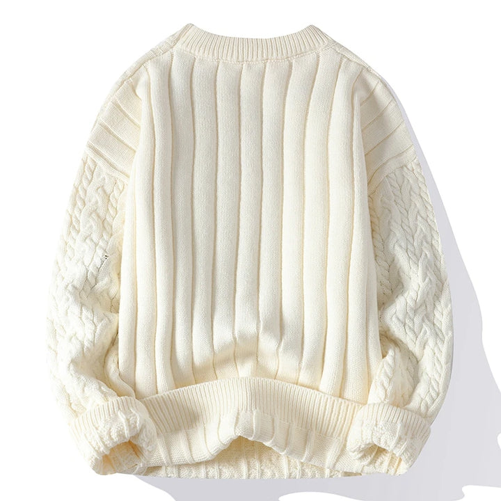Cable Knit Sweater – Men's Wool Blend Pullover | Arden