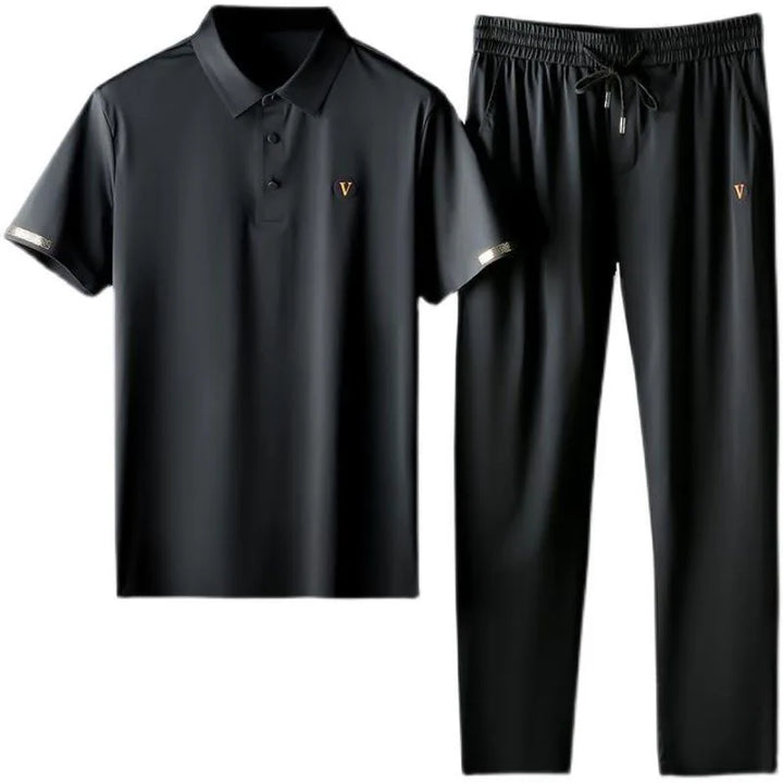 Men's Polo Shirt & Pants Set – Casual 2-Piece Outfit | Verano