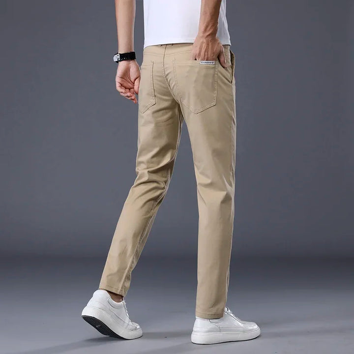 Slim Fit Trousers – Men's Cotton Dress Pants | Savoni