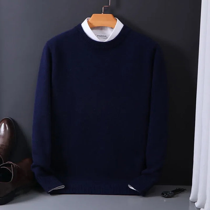 Cashmere Blend Sweater – Men's Soft Knit Pullover | Verano