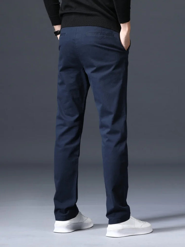 Cotton Trousers – Men's Slim-Fit Dress Pants | Savoni