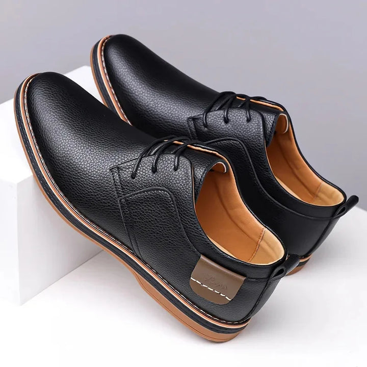 Men's Genuine Leather Orthopedic Sneakers | Savoni