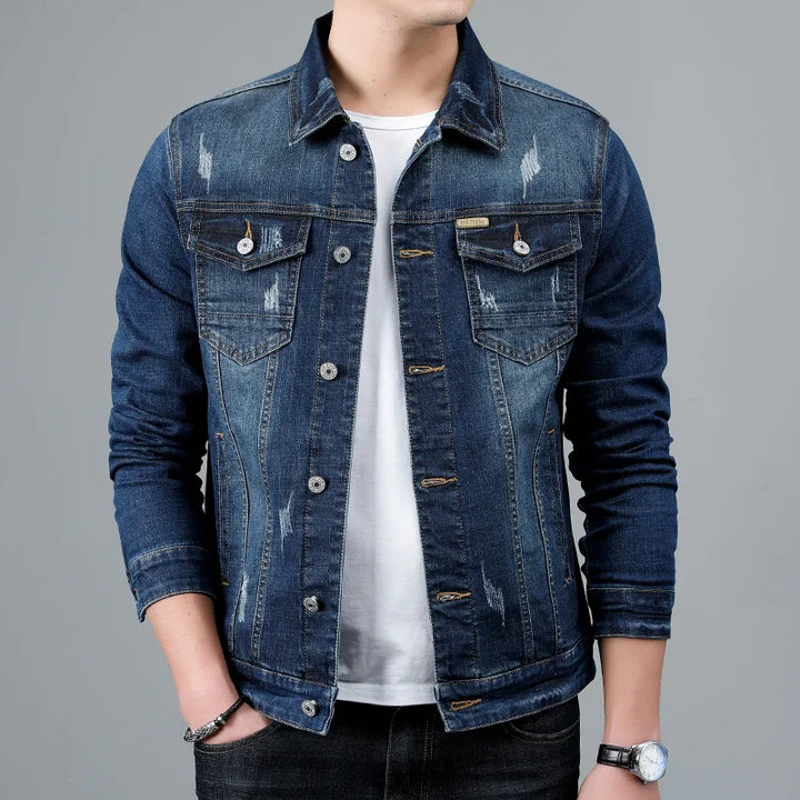 Arden Denim Button-Up Jacket