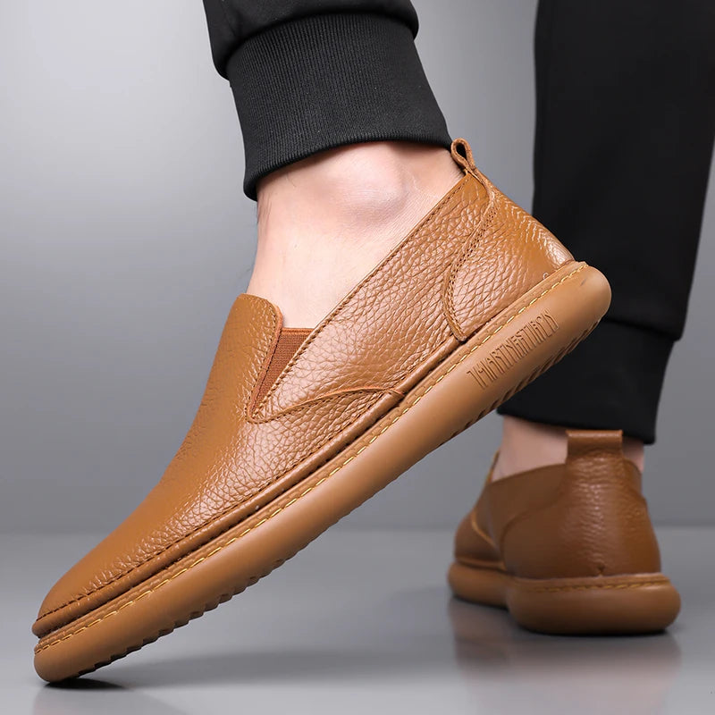 Men's Genuine Leather Loafers | Savoni