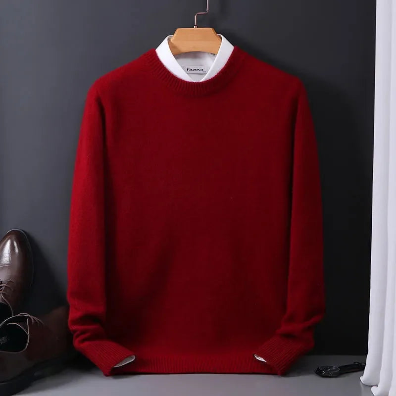 Cashmere Blend Sweater – Men's Soft Knit Pullover | Verano