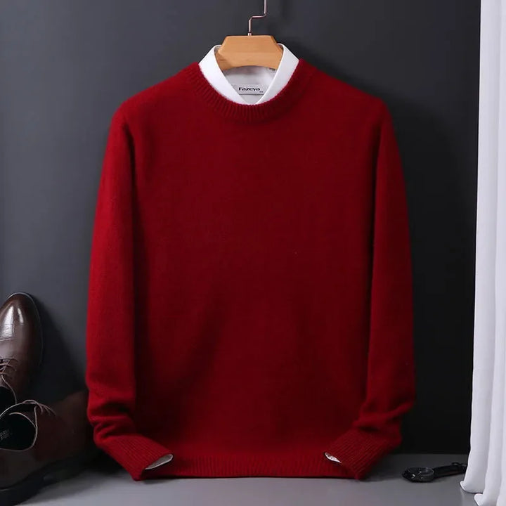 Cashmere Blend Sweater – Men's Soft Knit Pullover | Verano