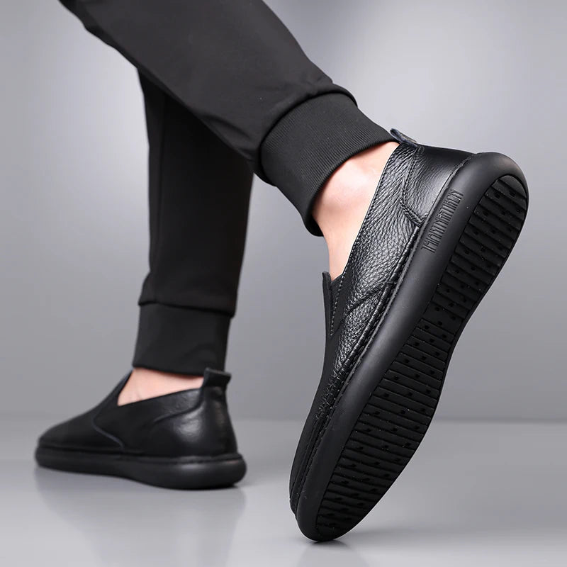 Men's Genuine Leather Loafers | Savoni