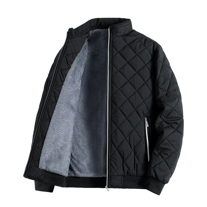 Arden Zip-Up Quilted Cotton Jacket