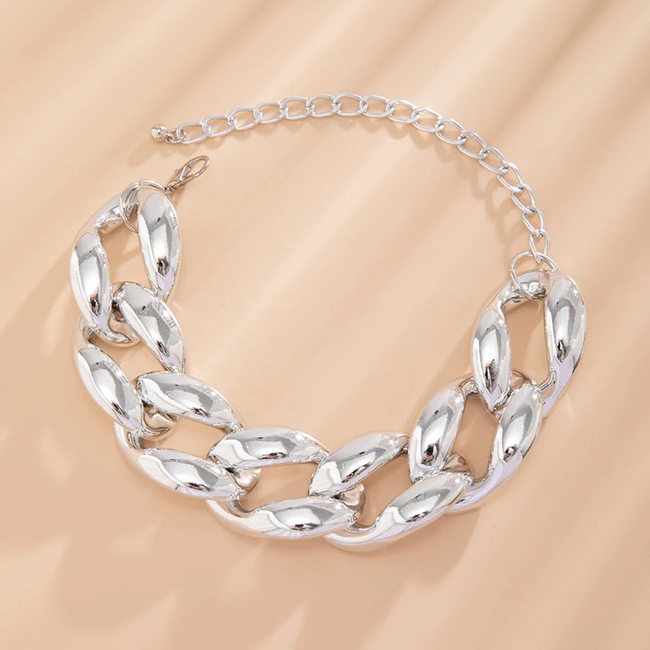 Savona Sculptural Oversized Link Choker Necklace