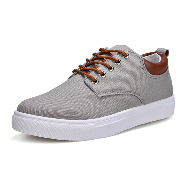Men's Canvas & Leather Orthopedic Sneakers | Savoni
