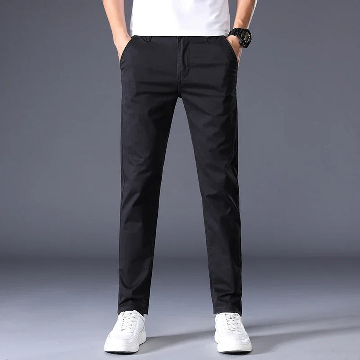 Slim Fit Trousers – Men's Cotton Dress Pants | Savoni