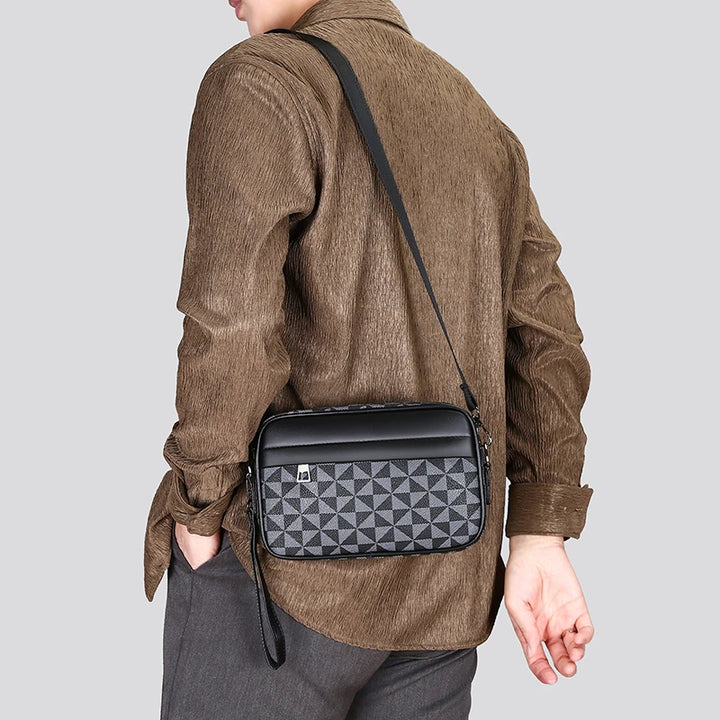 Leather Crossbody Handbag – For Men | Savoni