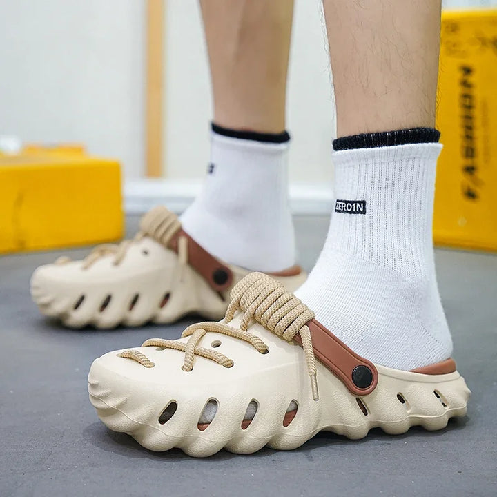 Foam Clog Slides – Men's Lace-Up Outdoor Shoes | Camden