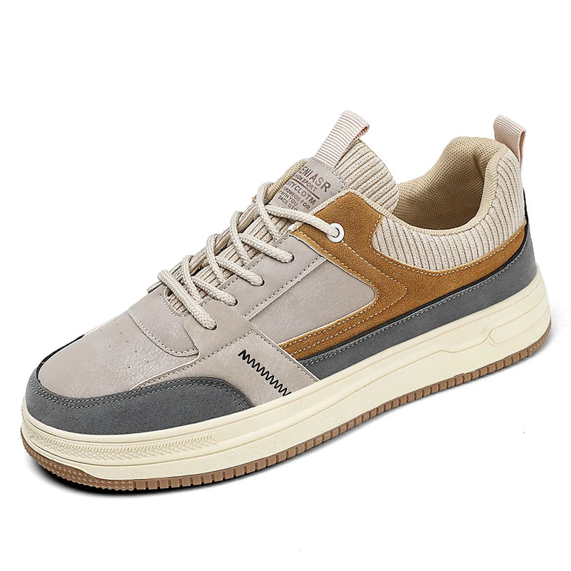 Patchwork Low-Top Sneakers – Men's Casual Shoes | Harrison