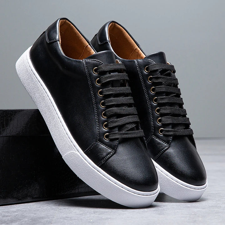 Men's Genuine Leather Sneakers | Savoni