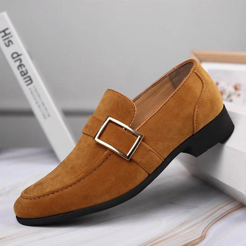 Leather Buckle Loafers – Men's Dress Shoes | Langston